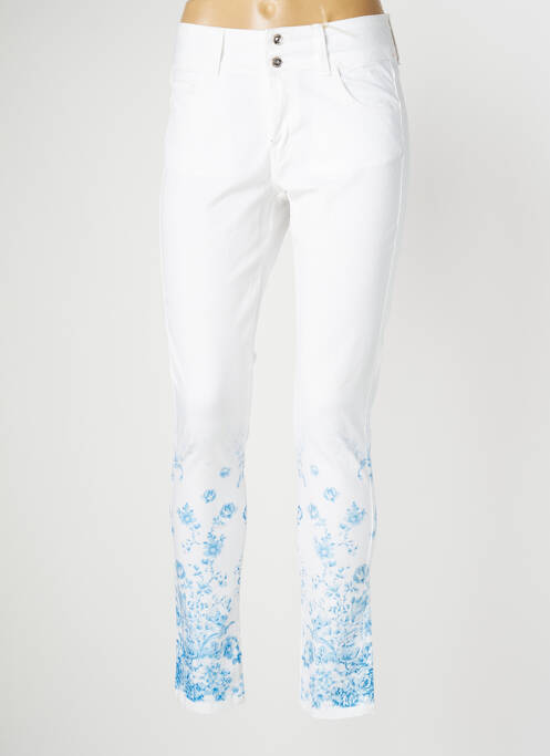 Pantalon slim blanc MISSIMINI pour femme