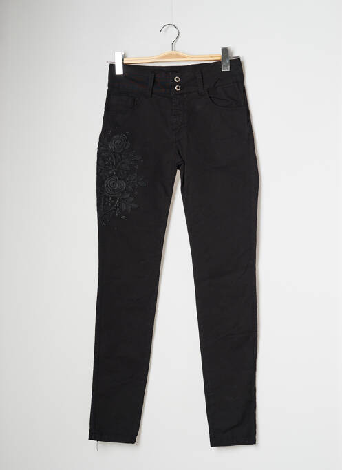 Pantalon slim noir MISSIMINI pour femme