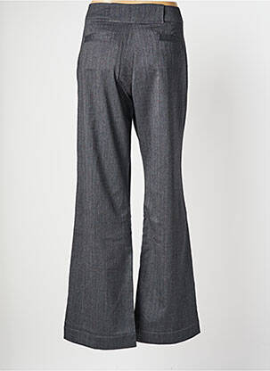 Pantalon large tissage popeline taille normale gris MAT DE MISAINE femme