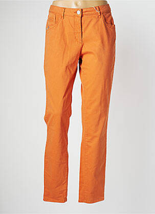 Pantalon droit stretch taille normale orange MAT DE MISAINE femme
