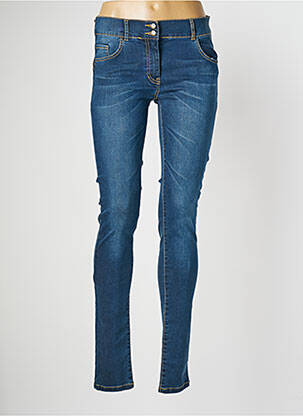 Jeans coupe slim stretch taille normale bleu MISSIMINI femme