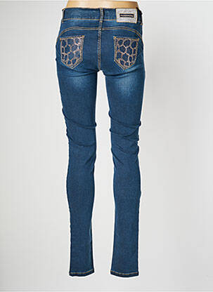 Jeans coupe slim stretch taille normale bleu MISSIMINI femme