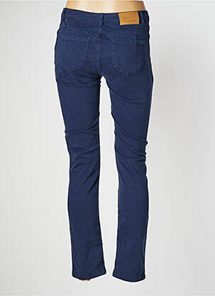 Pantalon slim tissage popeline taille normale bleu LE PETIT BAIGNEUR femme