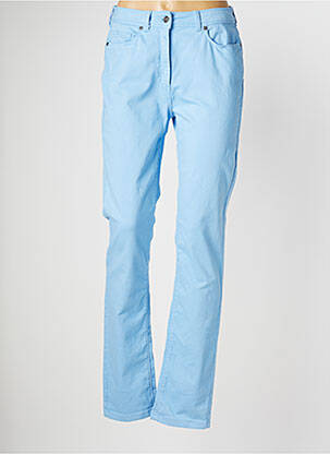Pantalon droit bleu SAINT JAMES pour femme