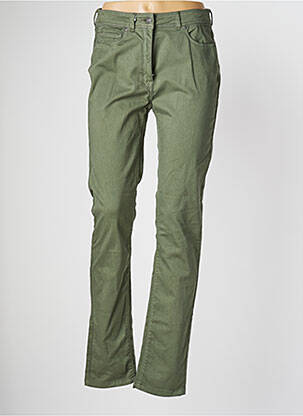Pantalon droit vert SAINT JAMES pour femme