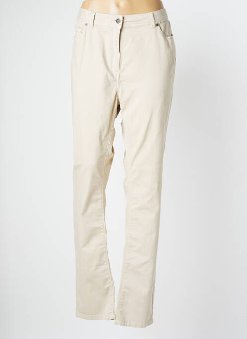 Pantalon droit beige SAINT JAMES pour femme