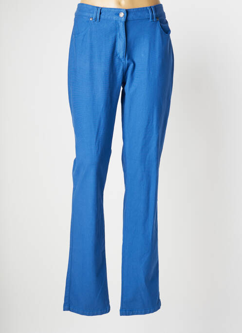 Pantalon droit bleu SAINT JAMES pour femme