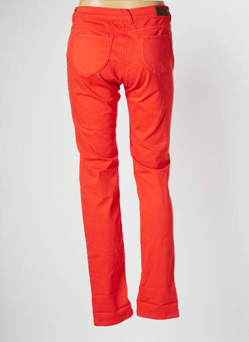 Pantalon droit orange SAINT JAMES pour femme