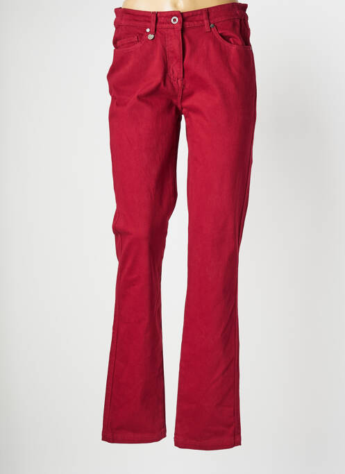 Pantalon droit rouge SAINT JAMES pour femme