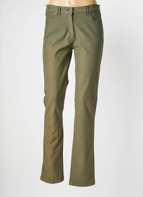 Pantalon droit vert SAINT JAMES pour femme