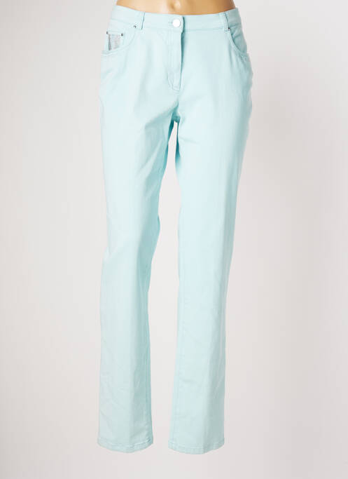 Pantalon slim bleu WEINBERG pour femme