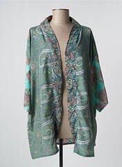 Veste kimono vert GOLD & SILVER pour femme seconde vue