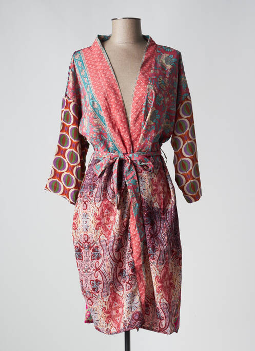 Veste kimono rose GOLD & SILVER pour femme