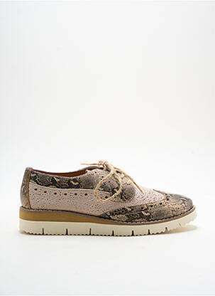Derbies impression talon plat jusqu'à 3cm beige KARSTON femme