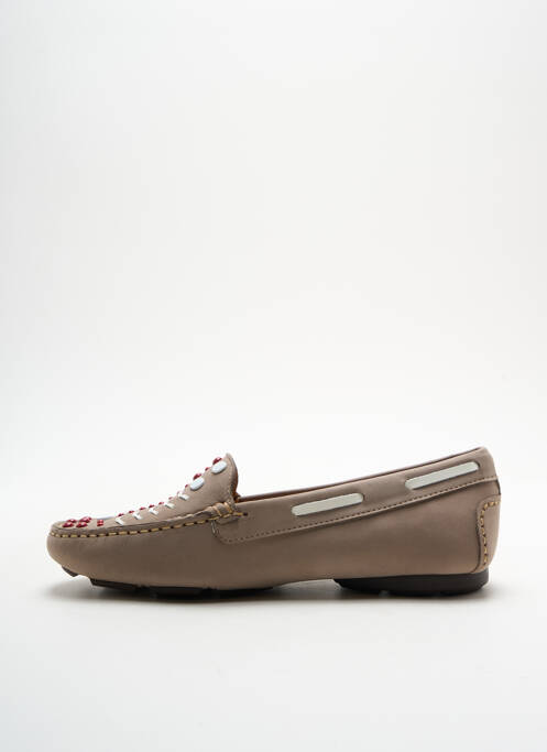 Mocassins beige WIRTH pour femme