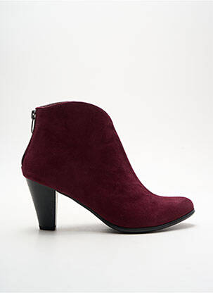 Bottines/boots talon de 7 à 9cm violet KARSTON femme