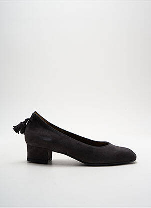 Ballerines carré talon plat jusqu'à 3cm gris MAURO TECI femme