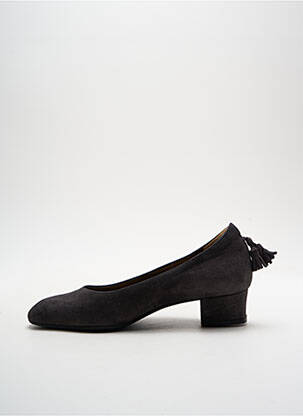 Ballerines carré talon plat jusqu'à 3cm gris MAURO TECI femme