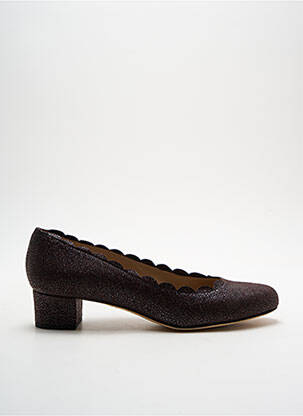 Ballerines impression talon plat jusqu'à 3cm marron CRISTINA MILLOTTI femme