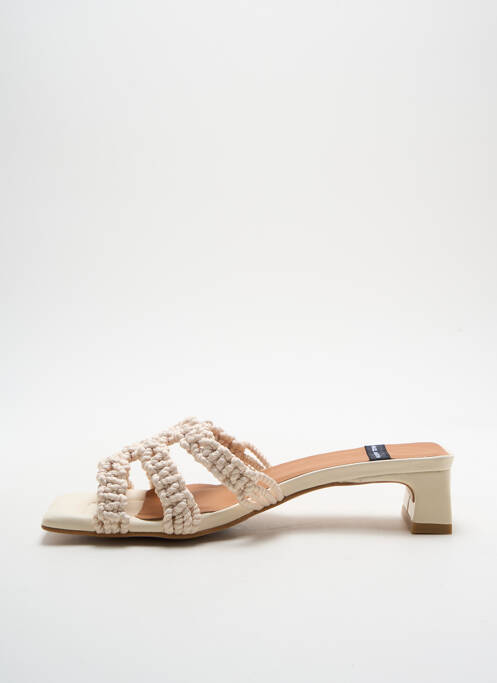 Mules/Sabots beige ANGEL ALARCON pour femme