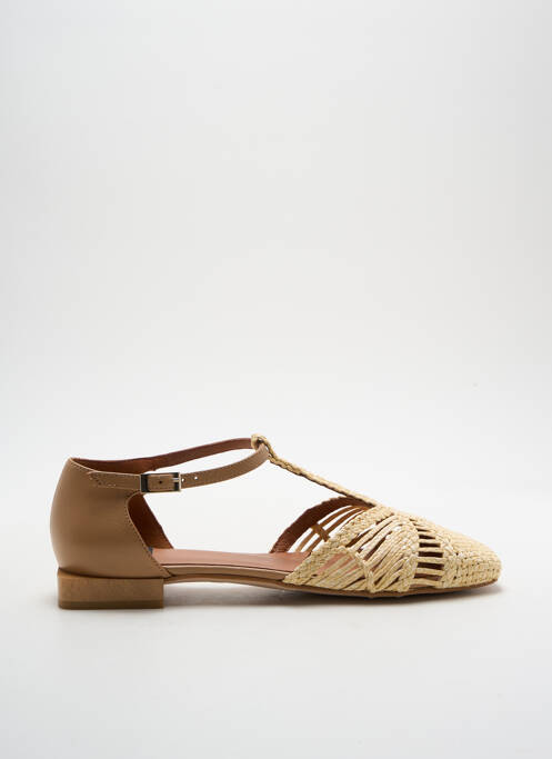 Sandales/Nu pieds beige ANGEL ALARCON pour femme