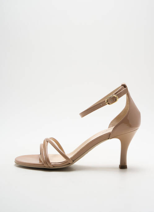 Sandales/Nu pieds beige NERO GIARDINI pour femme