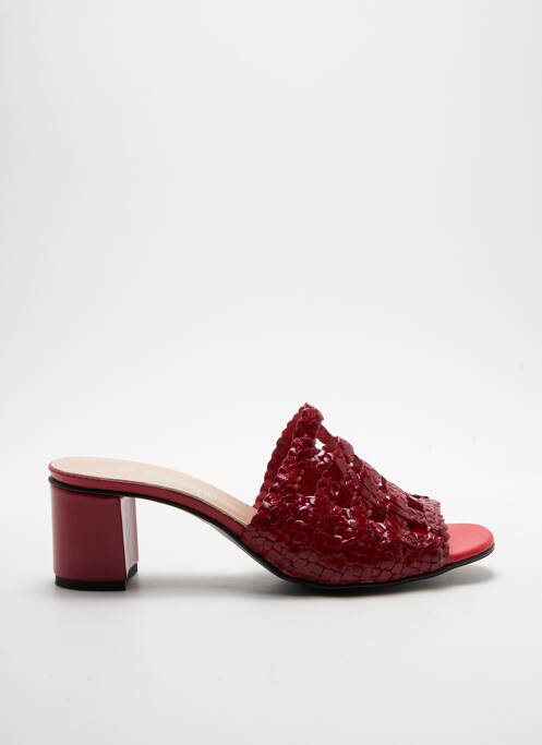 Mules/Sabots rouge YVES DESFARGE pour femme