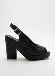 Sandales/Nu pieds noir YVES DESFARGE pour femme seconde vue