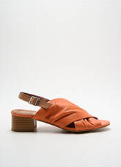 Sandales/Nu pieds orange YVES DESFARGE pour femme seconde vue