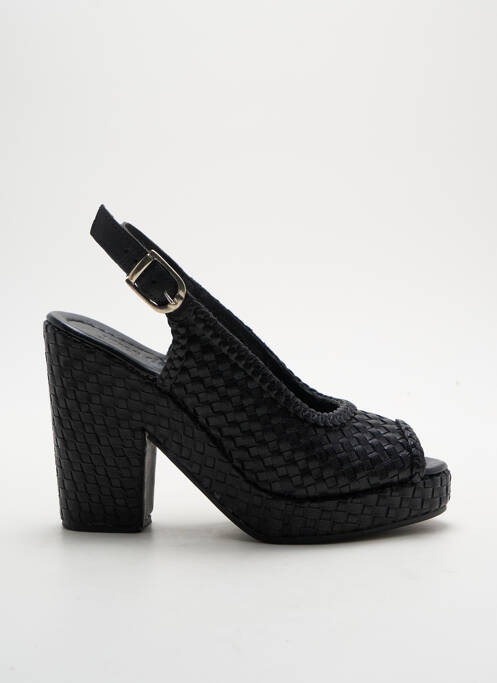 Sandales/Nu pieds noir YVES DESFARGE pour femme