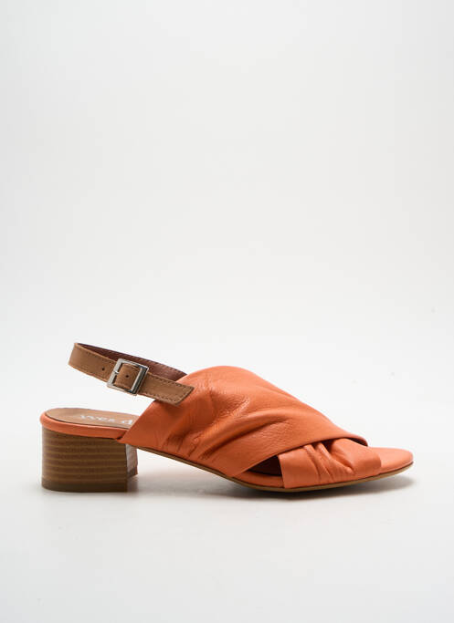 Sandales/Nu pieds orange YVES DESFARGE pour femme