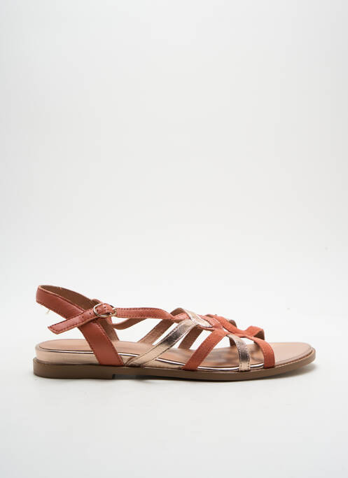 Sandales/Nu pieds orange EMILIE KARSTON pour femme