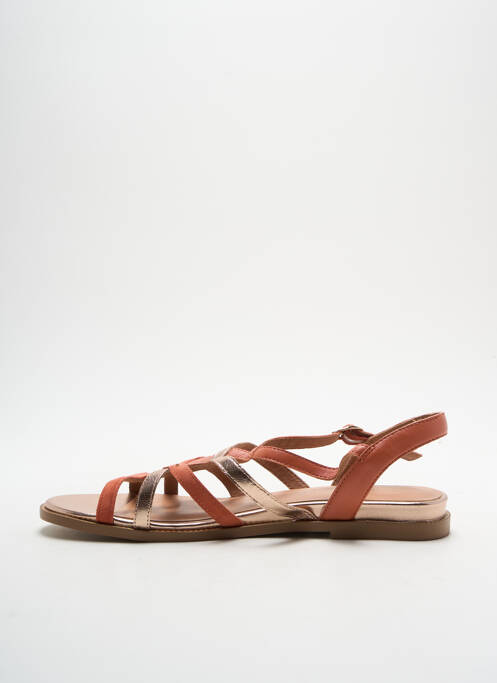 Sandales/Nu pieds orange EMILIE KARSTON pour femme
