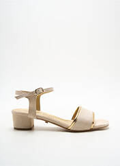 Sandales/Nu pieds beige XAVIER DANAUD pour femme seconde vue