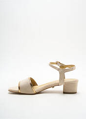 Sandales/Nu pieds beige XAVIER DANAUD pour femme seconde vue