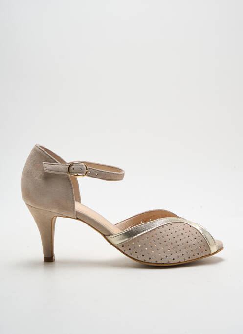 Sandales/Nu pieds beige XAVIER DANAUD pour femme