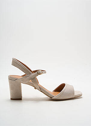 Sandales/nu pieds talon bottier talon de 4 à 6cm beige XAVIER DANAUD femme