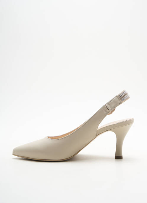 Escarpins beige NERO GIARDINI pour femme