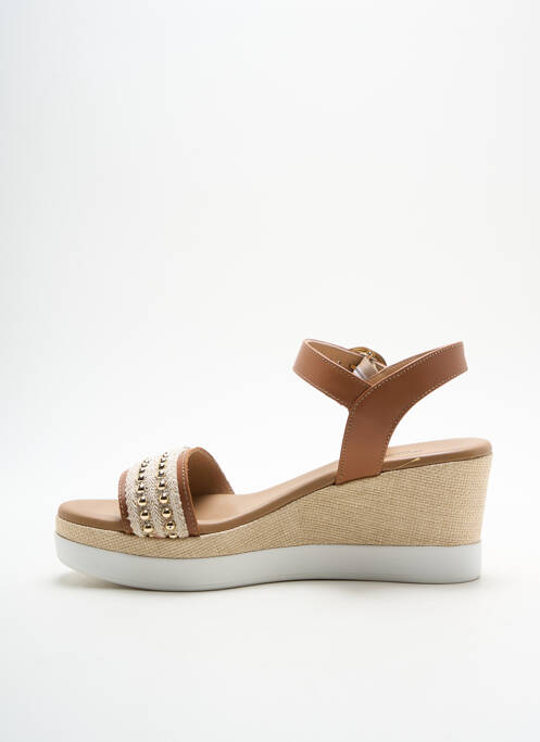 Sandales/Nu pieds marron NERO GIARDINI pour femme