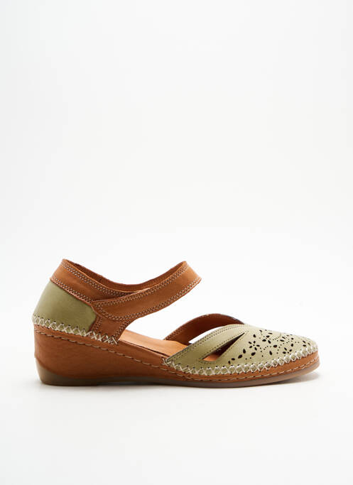 Sandales/Nu pieds vert ALTEX pour femme