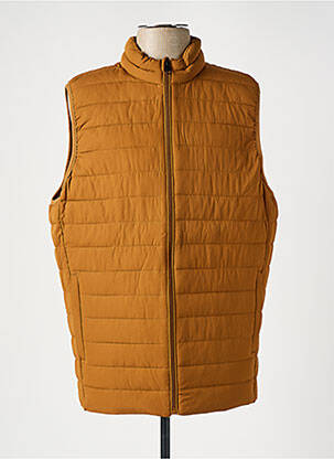 Doudoune poches sans capuche beige JACK & JONES homme