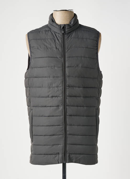 Doudoune poches sans capuche gris JACK & JONES homme