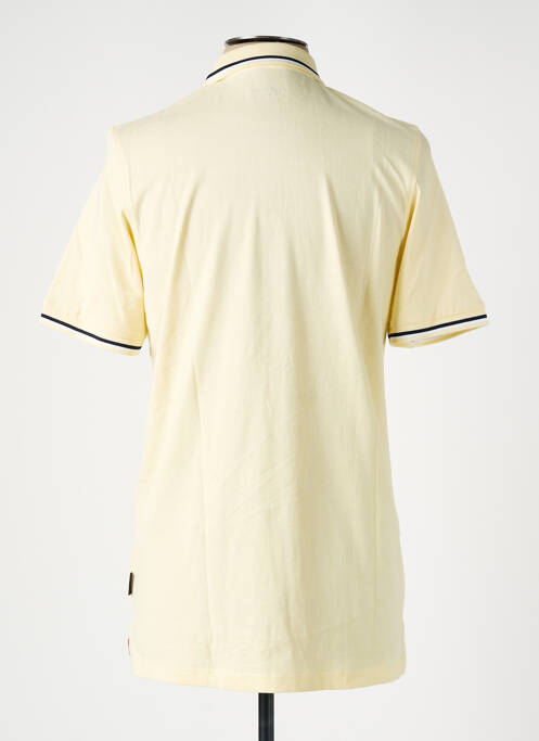 Polo tissage jersey manches courtes jaune JACK & JONES garcon