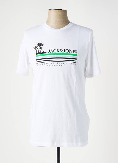 T-shirt blanc JACK & JONES pour garçon