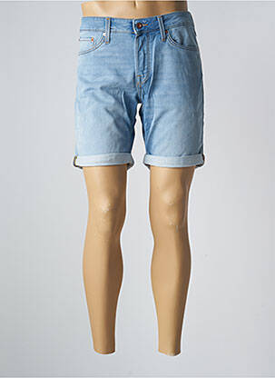 Short poches taille normale bleu JACK & JONES homme