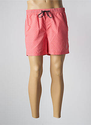 Short de bain imprimé fantaisie orange JACK & JONES homme