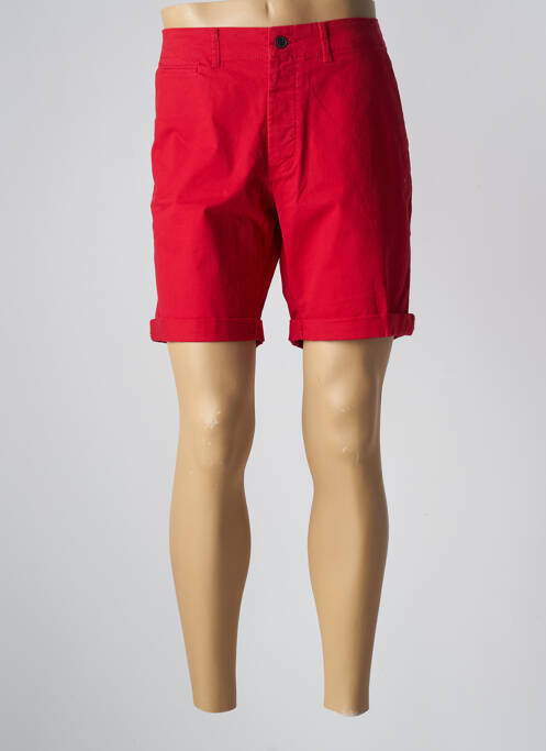 Bermuda stretch taille normale rouge JACK & JONES homme