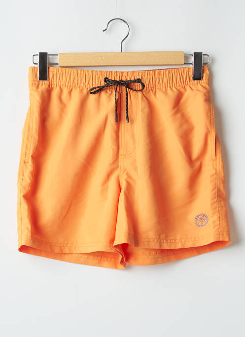 Short de bain orange JACK & JONES pour homme