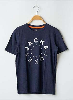 T-shirt bleu JACK & JONES pour garçon