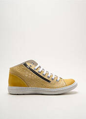 Baskets jaune CHACAL pour femme seconde vue